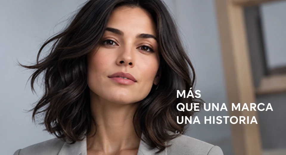 Embajadora de marca junto al lema «Más que una marca, una historia»
